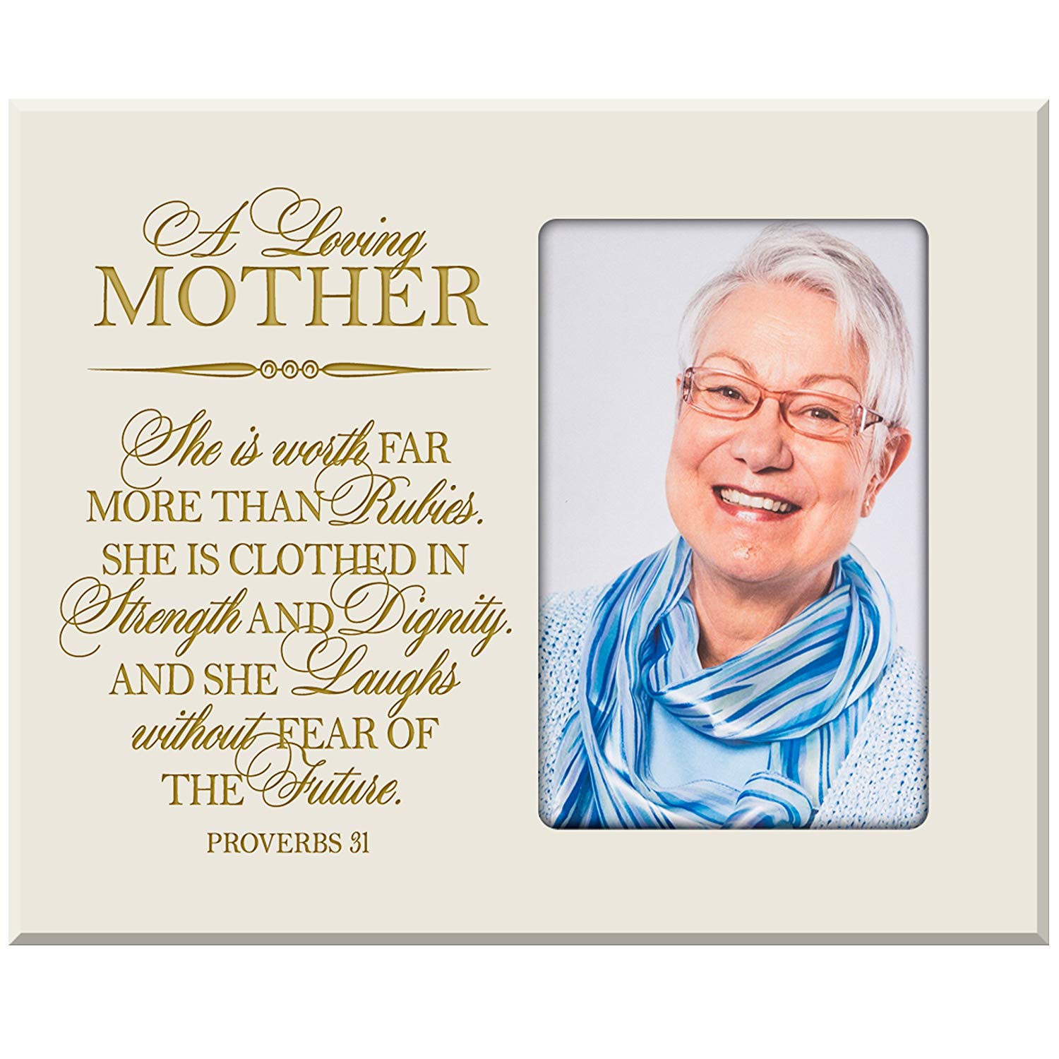 Proverb Frame Mothers Day Picture Frame Gift - Proverbs 31 - LifeSong Milestones