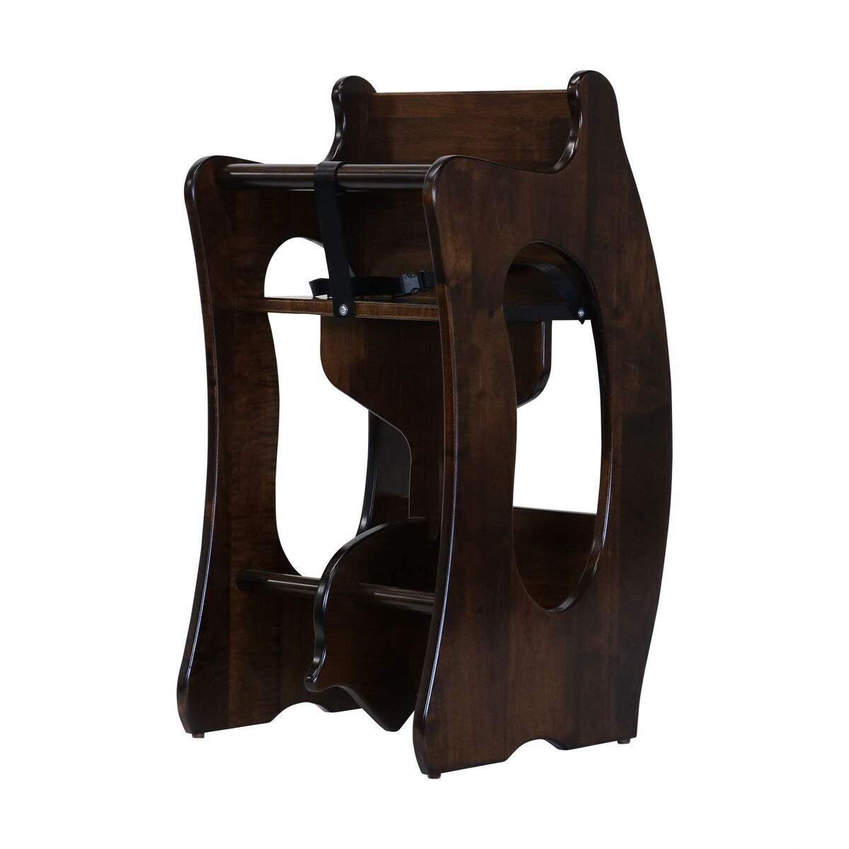 Childs 3-in-1 Amish High Chair Rocking Horse Desk Oak Cherry