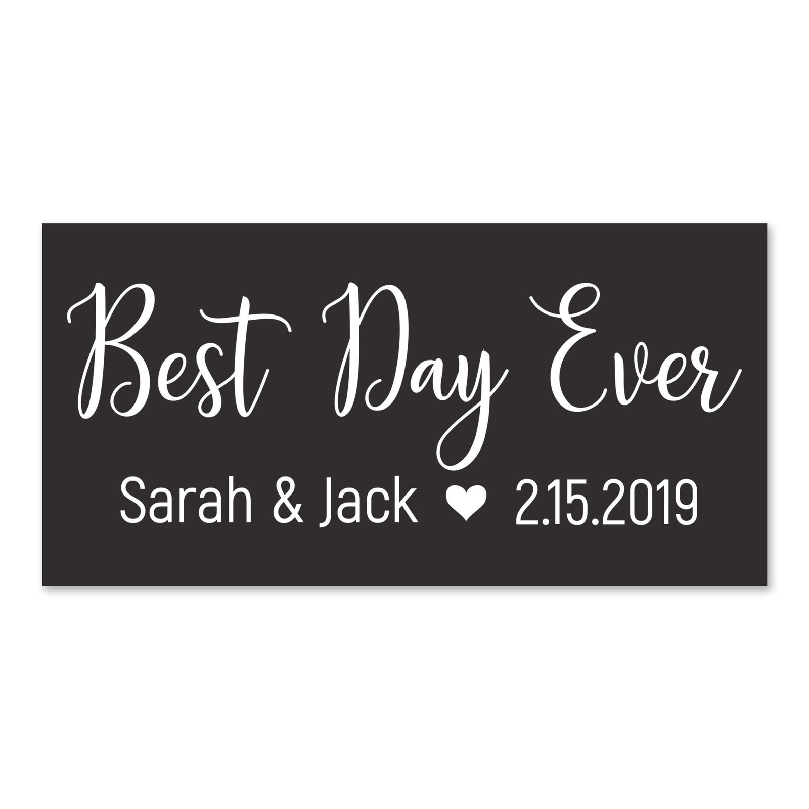 New Home Family Wall Decor Sign Gift - Best Day Ever - LifeSong Milestones
