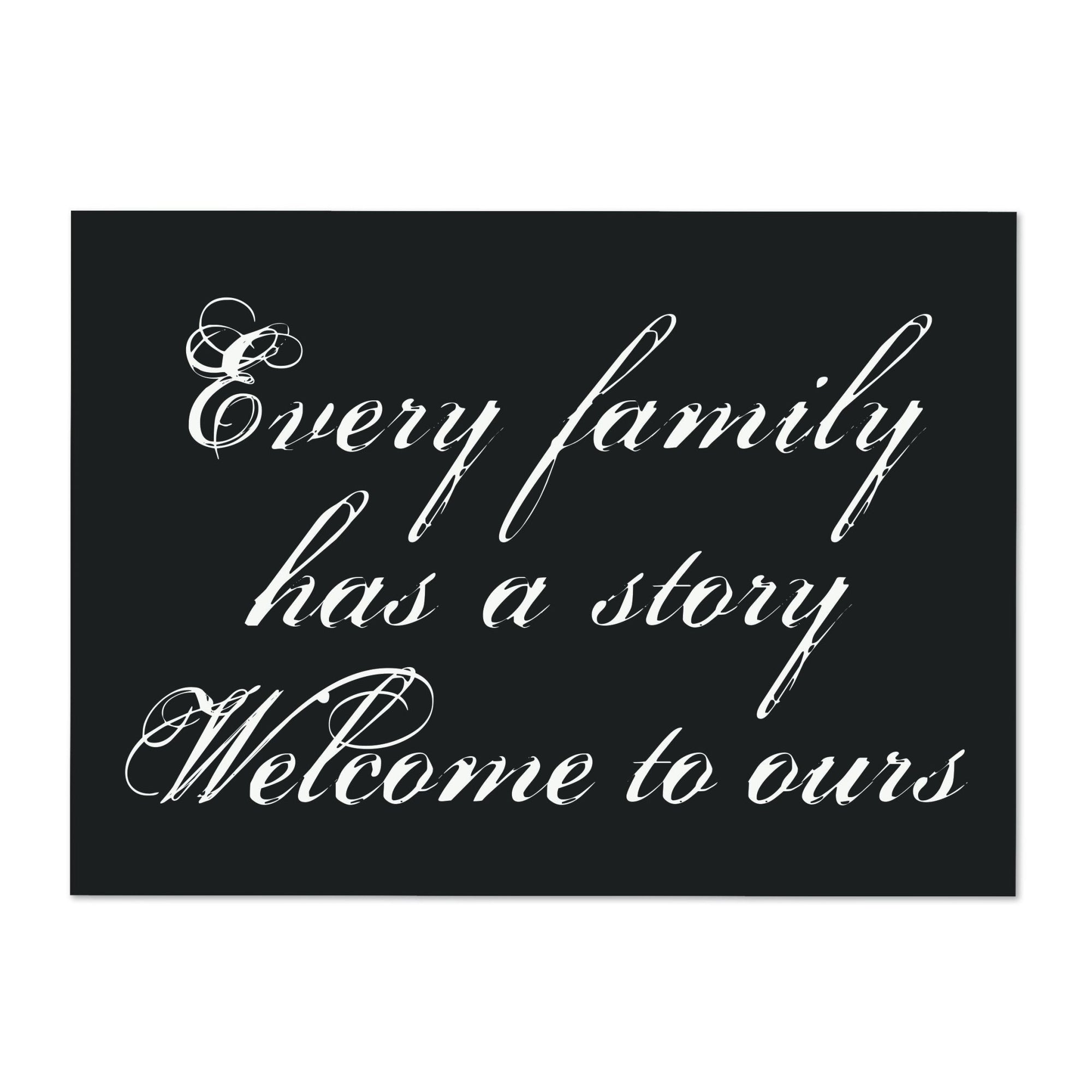 New Home Family Wall Decor Sign Gift - Every Family - LifeSong Milestones