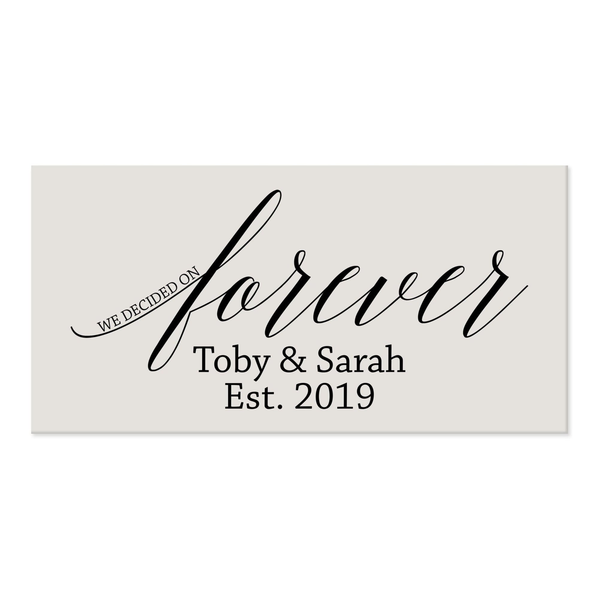 New Home Family Wall Decor Sign Gift - Forever - LifeSong Milestones