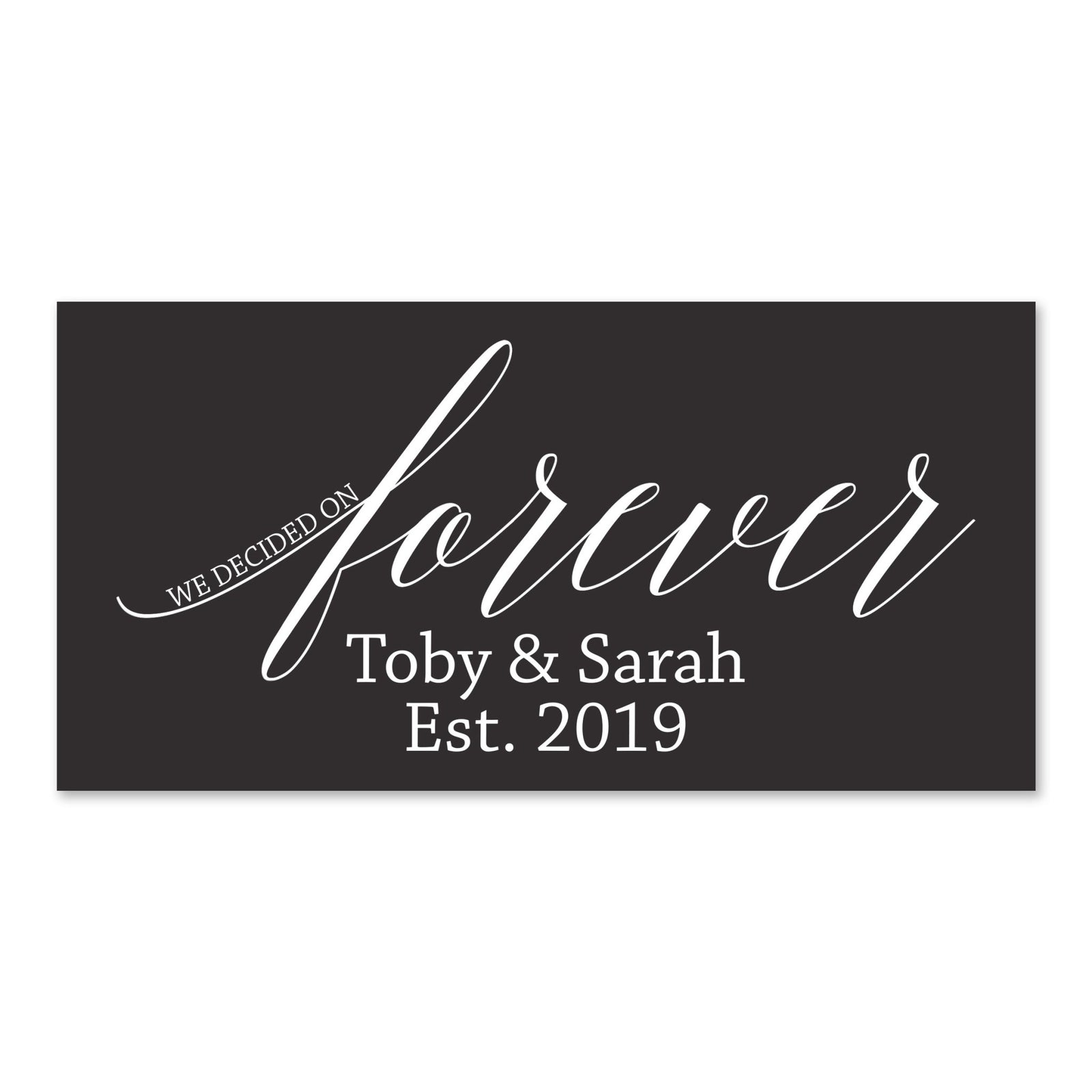New Home Family Wall Decor Sign Gift - Forever - LifeSong Milestones
