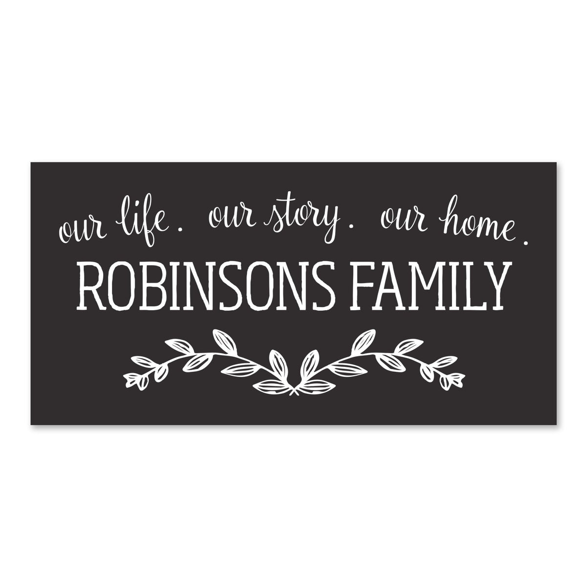 New Home Family Wall Decor Sign Gift - Life Story Home - LifeSong Milestones