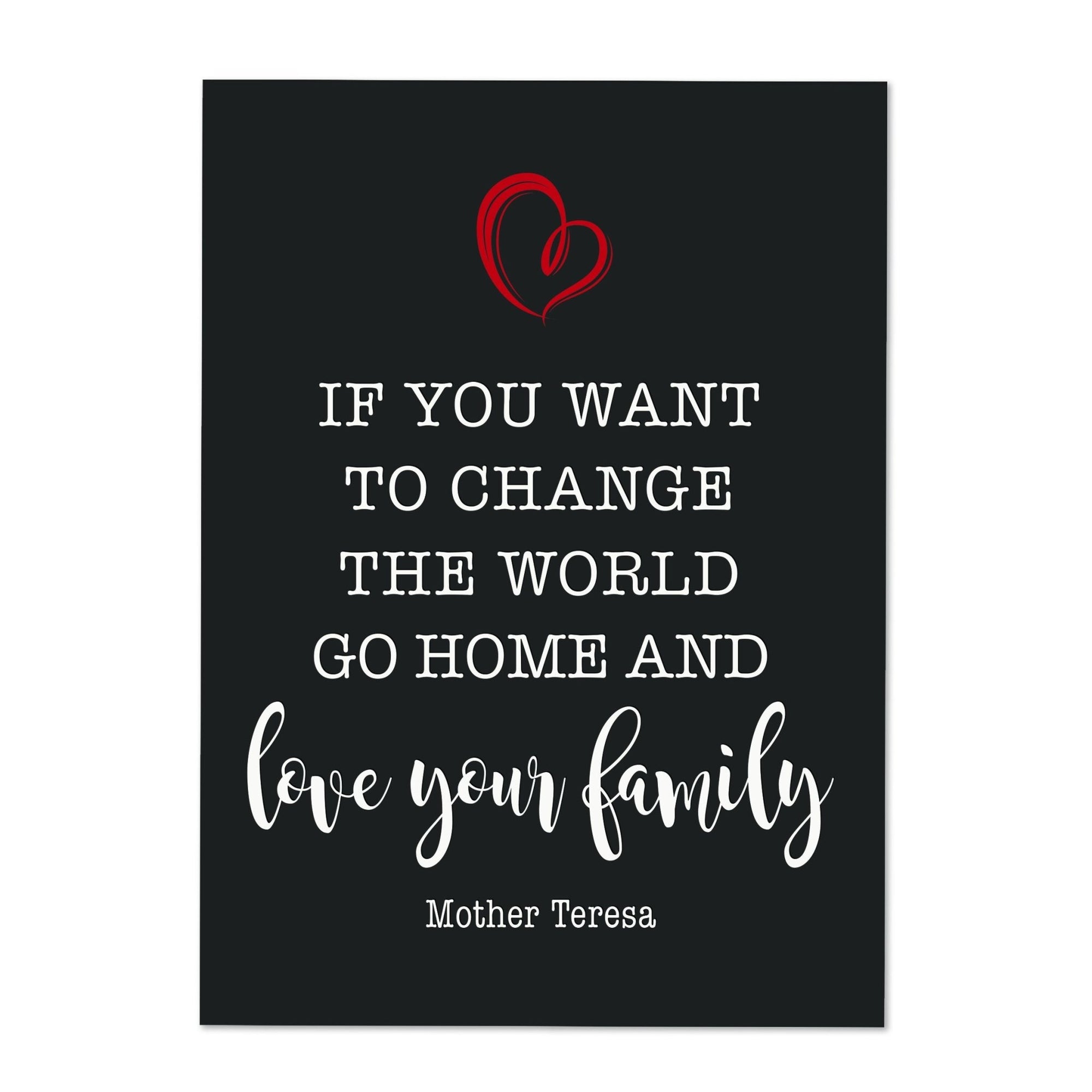 New Home Family Wall Decor Sign Gift - Love Your Family - LifeSong Milestones