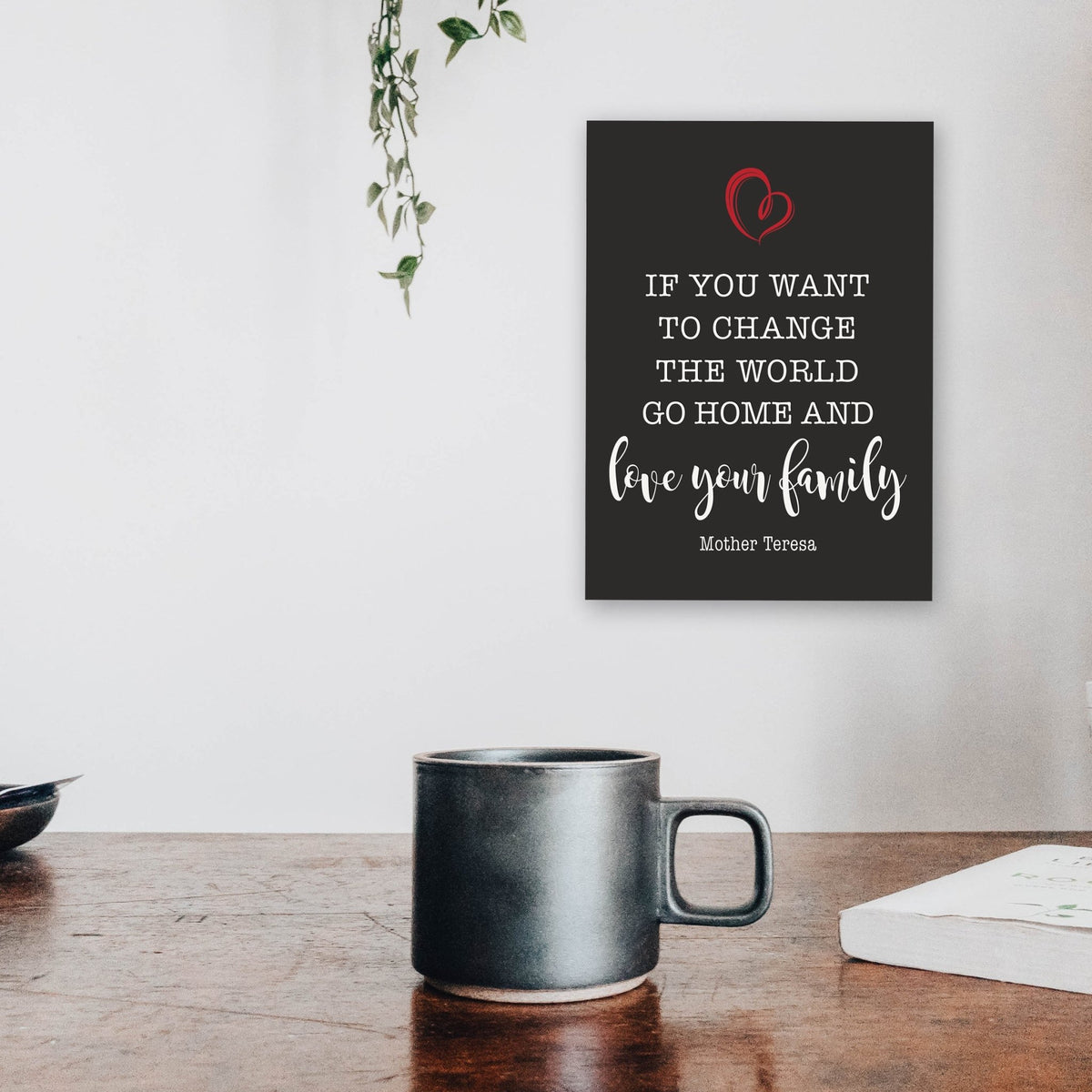 New Home Family Wall Decor Sign Gift - Love Your Family - LifeSong Milestones