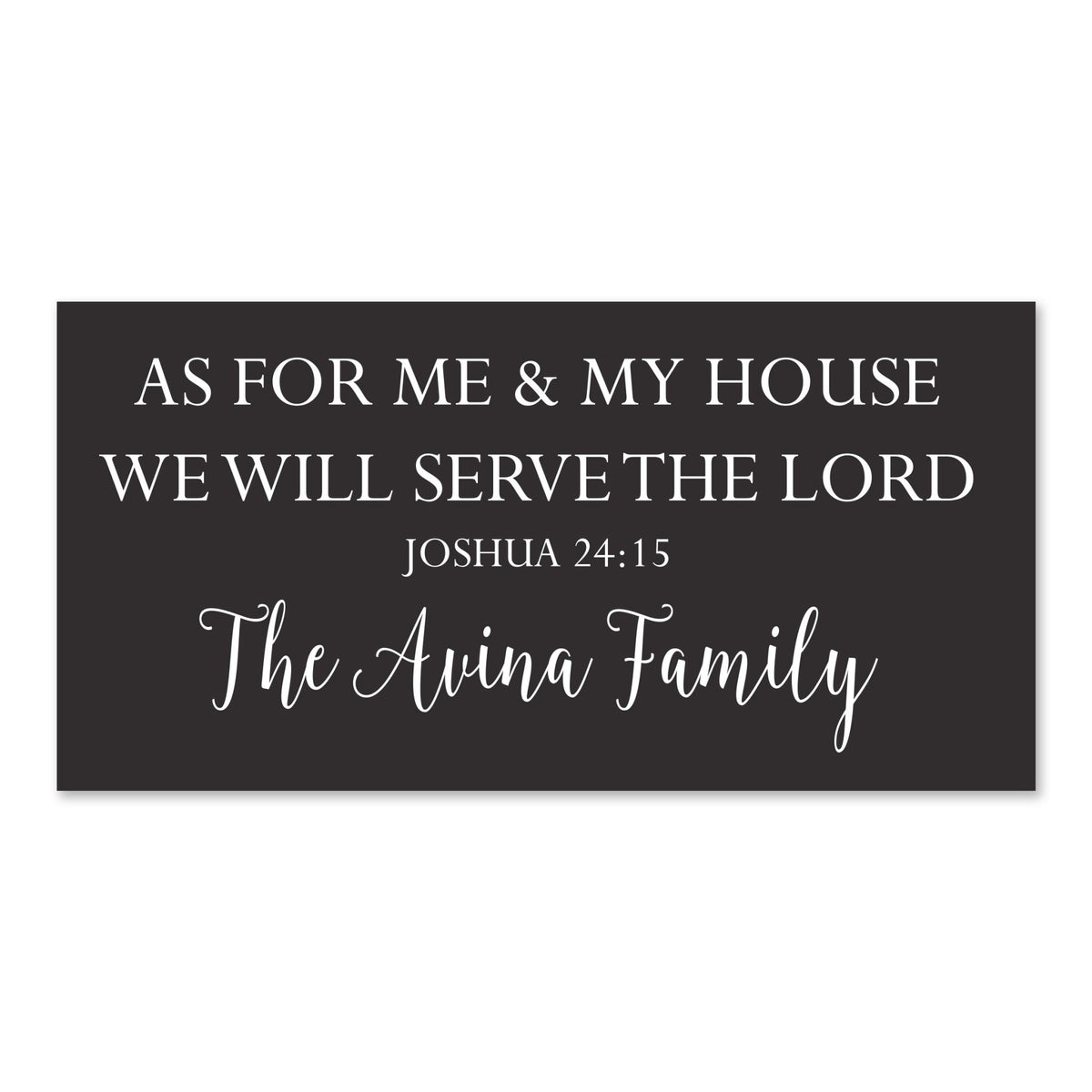 New Home Family Wall Decor Sign Gift - Me &amp; My House Name - LifeSong Milestones