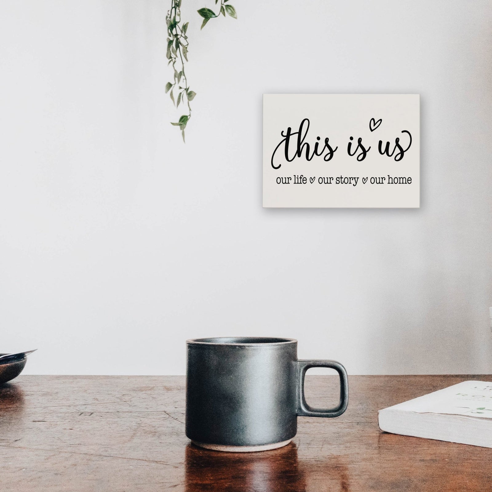 New Home Family Wall Decor Sign Gift - This Is Us - LifeSong Milestones