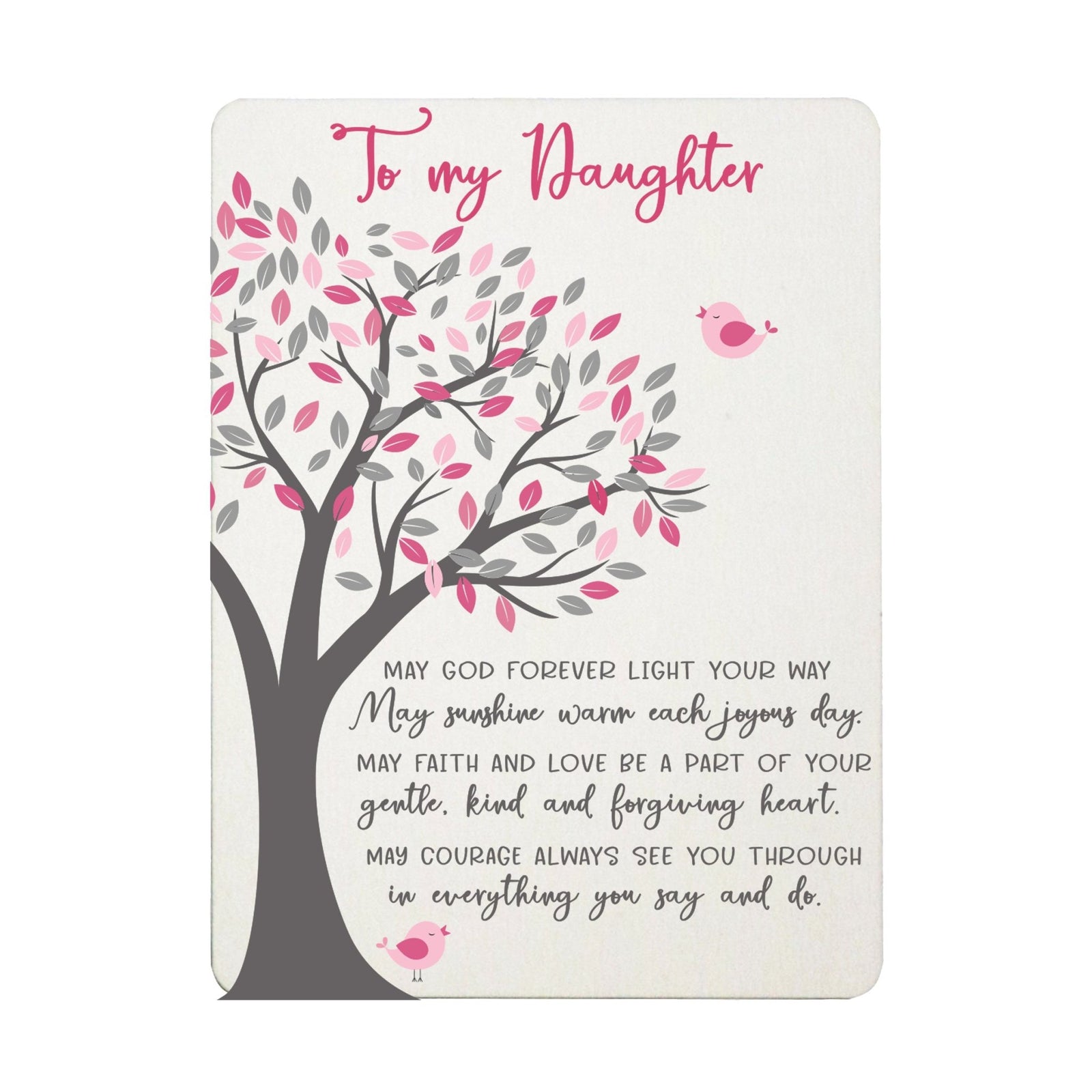 Newborn Baby Scripture Magnet for Fridge - May God Forever - LifeSong Milestones