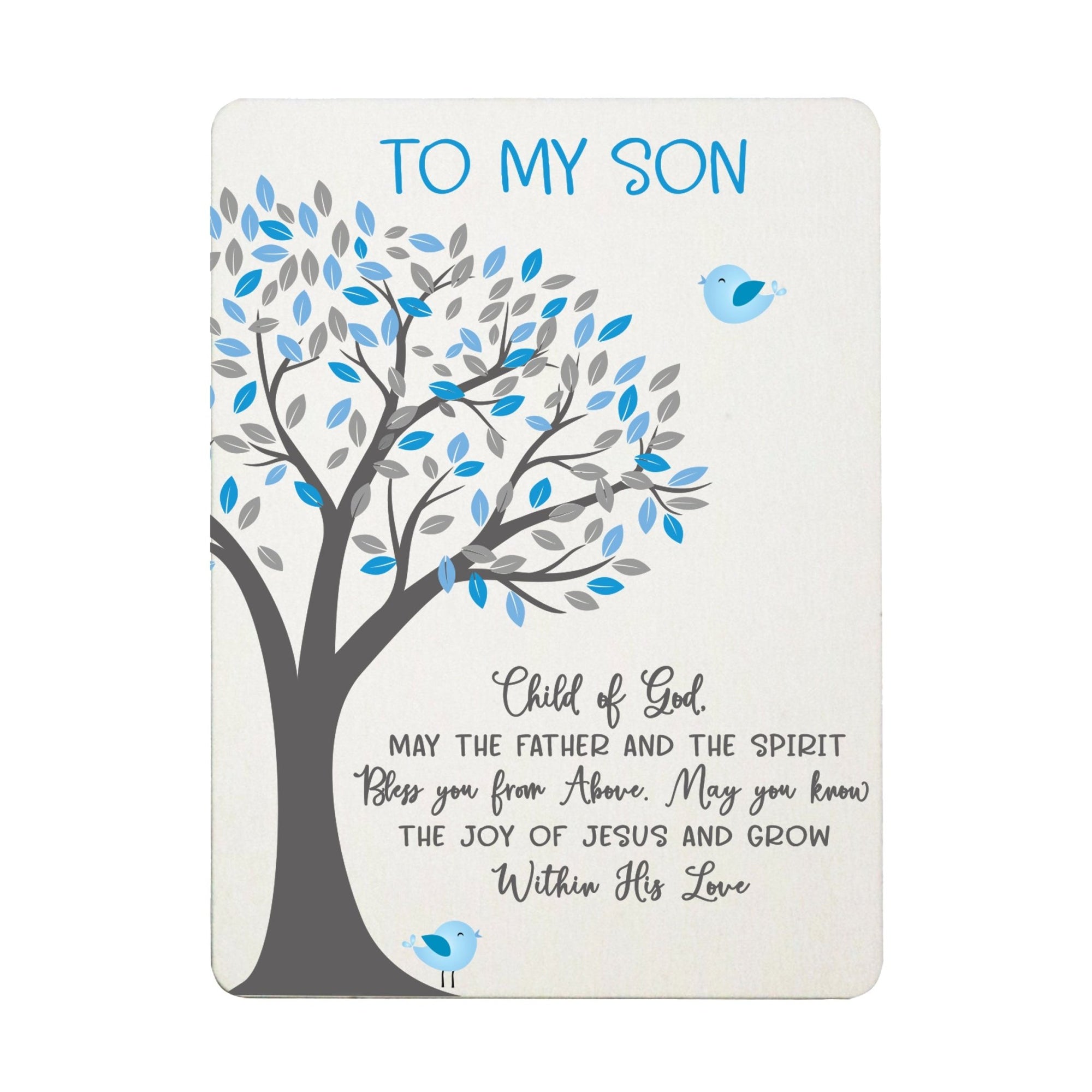 Newborn Baby Scripture Magnet for Fridge - May The Father - LifeSong Milestones