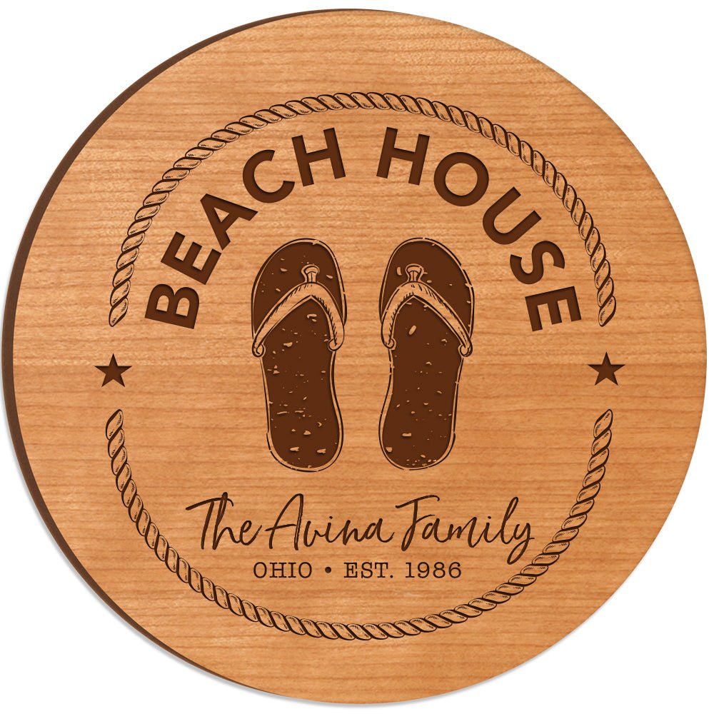 Personalize Beach House Lazy Susan - LifeSong Milestones
