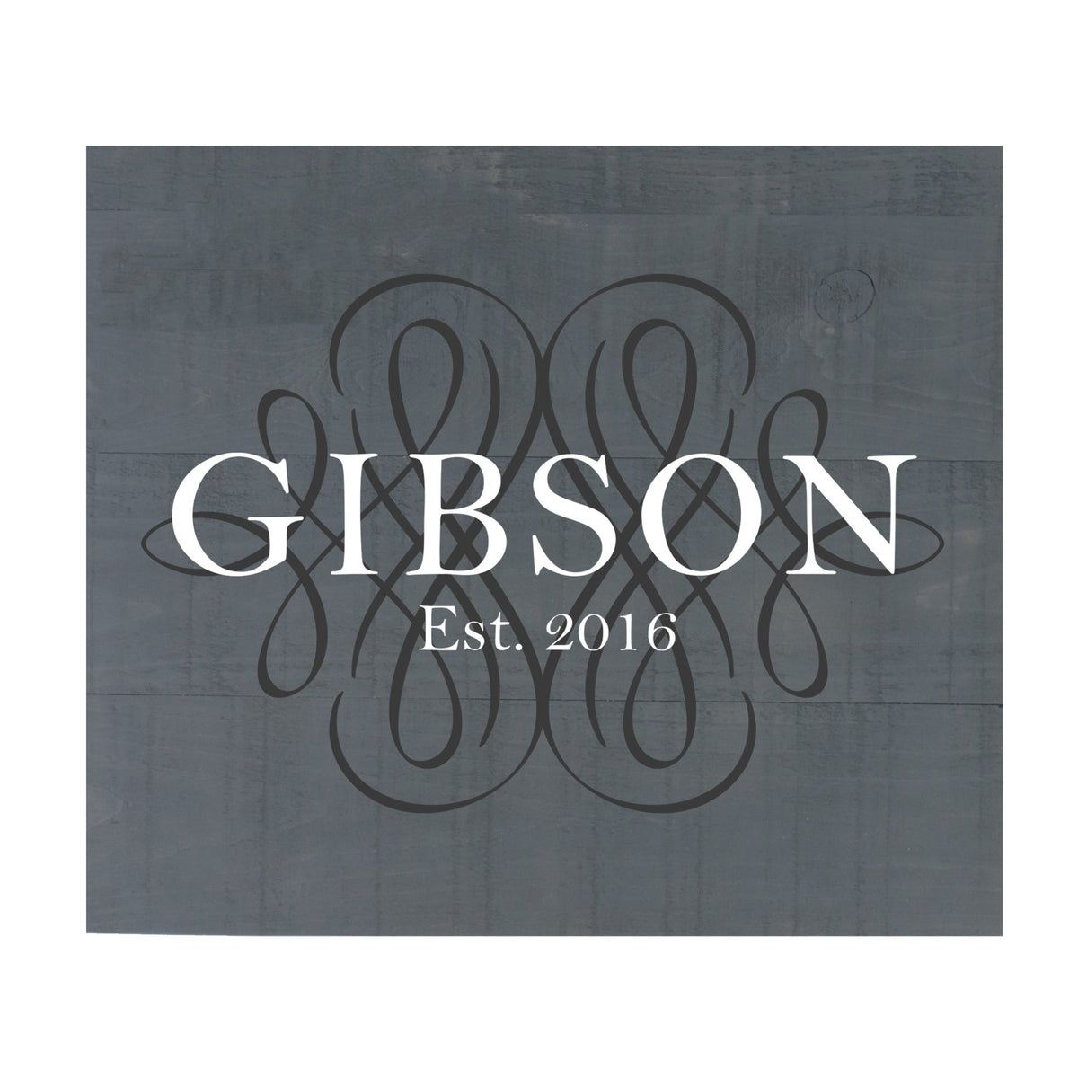 Personalized 18x21 Modern Family Established Wooden Pallet Wall Art Home Decoration - Gibson - LifeSong Milestones
