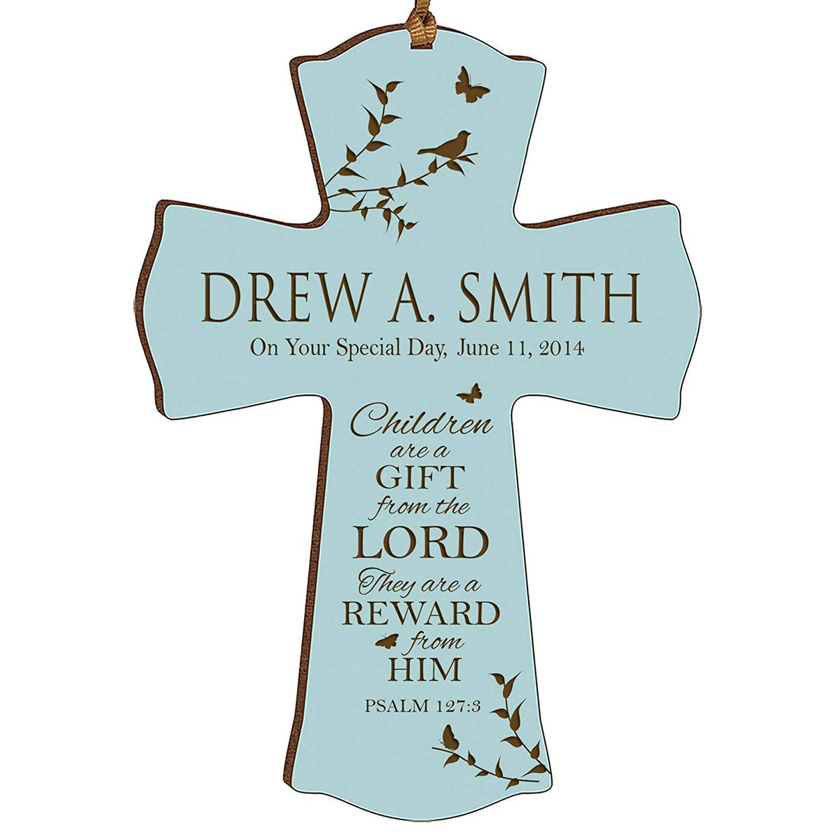 Personalized 1st Holy Communion Wall Cross - Gift From The Lord - LifeSong Milestones