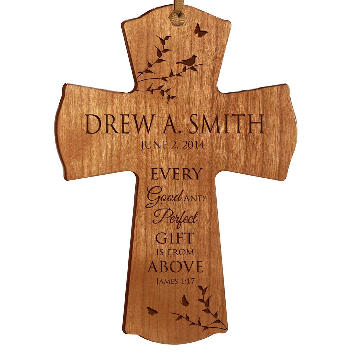 Personalized 1st Holy Communion Wall Cross - Gift From The Lord - LifeSong Milestones