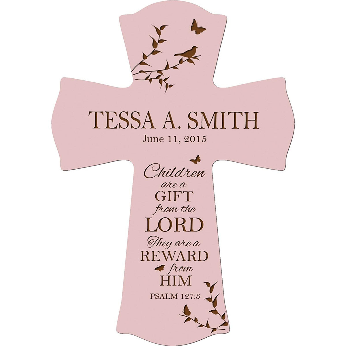 Personalized 1st Holy Communion Wall Cross - Gift From The Lord - LifeSong Milestones