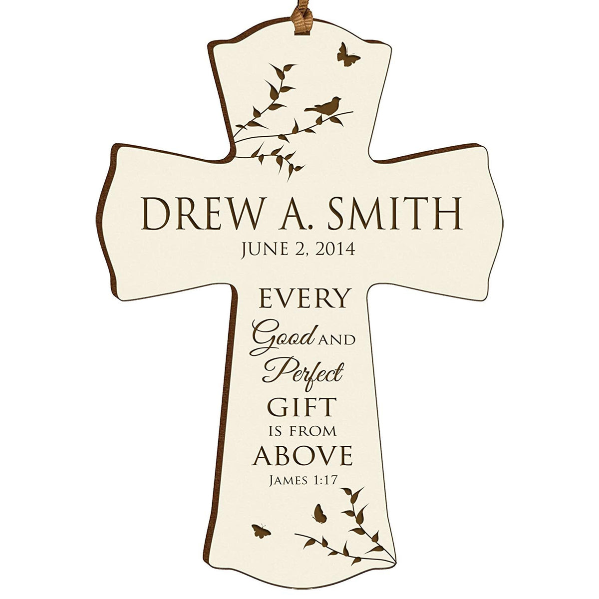 Personalized 1st Holy Communion Wall Cross - Good And Perfect Gift - LifeSong Milestones