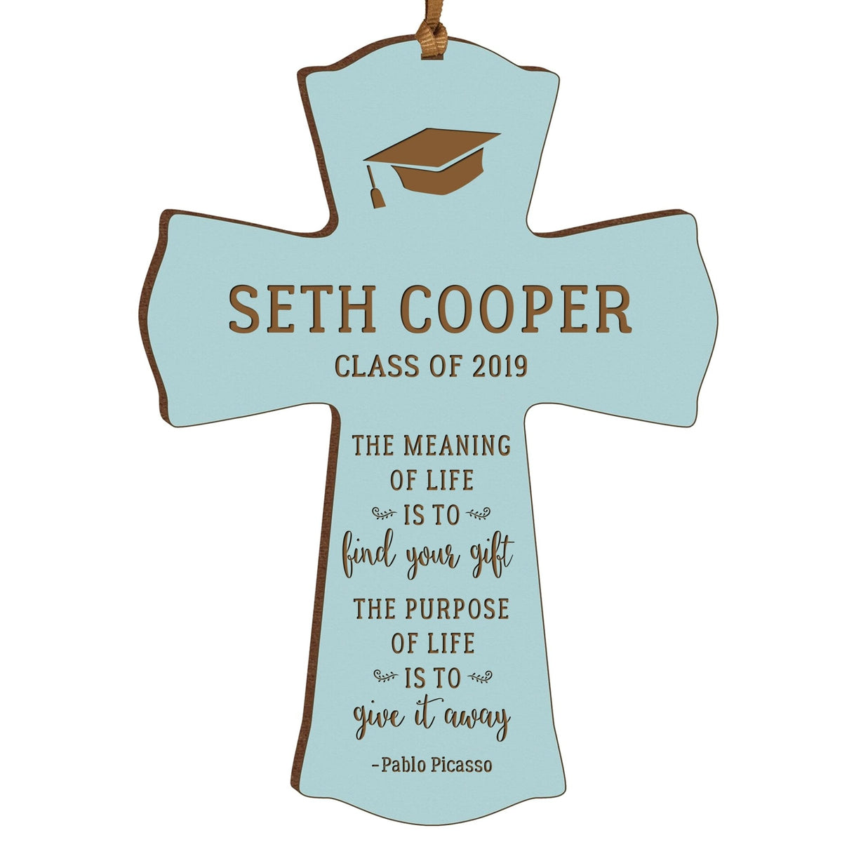 Graduation Crosses Personalized 4x6 Graduation Cross Gift For Graduate - The Meaning ...