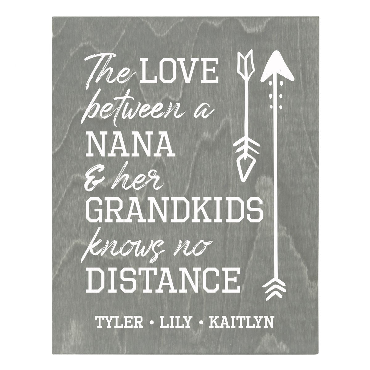 Personalized 8 x 10 Mother's Day Plaque - The Love - Grey - LifeSong Milestones