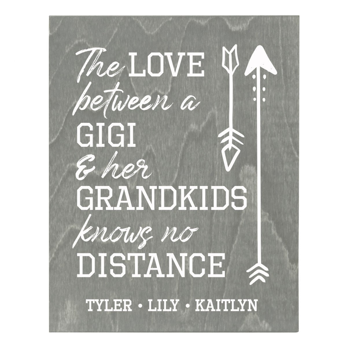 Personalized 8 x 10 Mother&#39;s Day Plaque - The Love - Grey - LifeSong Milestones