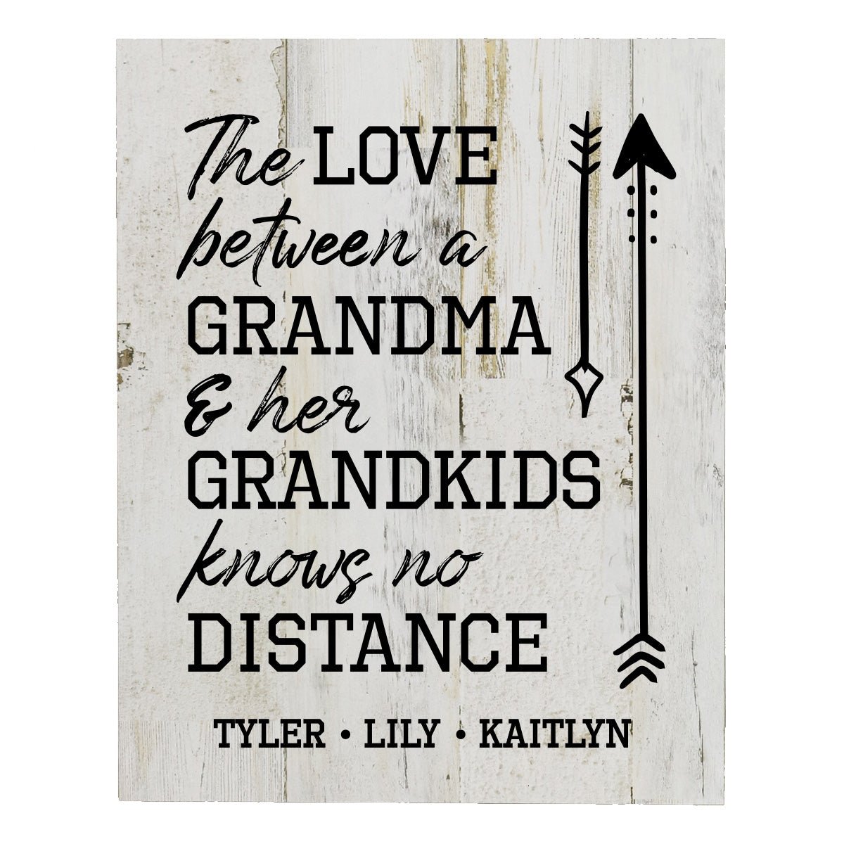 Personalized 8 x 10 Mother's Day Plaque - The Love - White - LifeSong Milestones