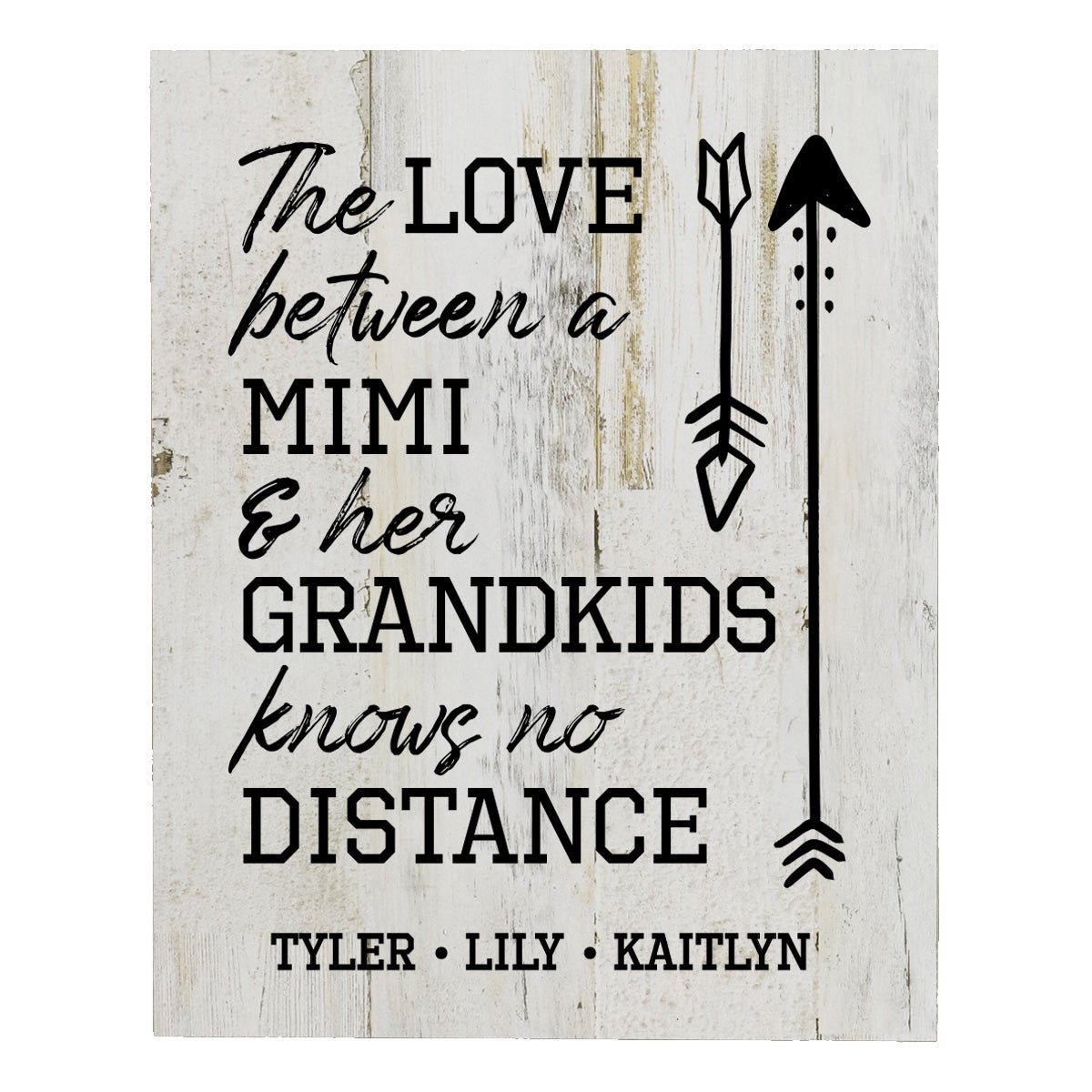 Personalized 8 x 10 Mother's Day Plaque - The Love - White - LifeSong Milestones