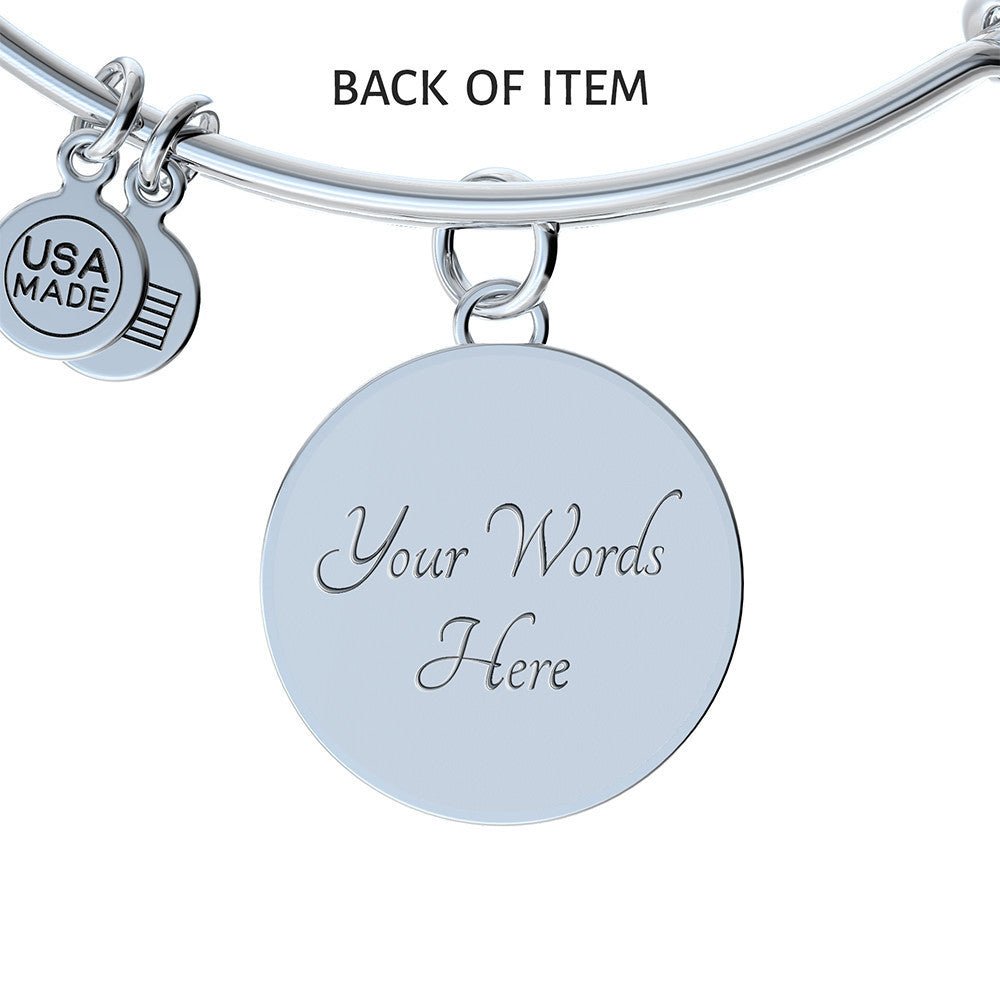 Personalized Always On My Mind Forever in My Heart In Loving Memory Bangle Jewelry - LifeSong Milestones