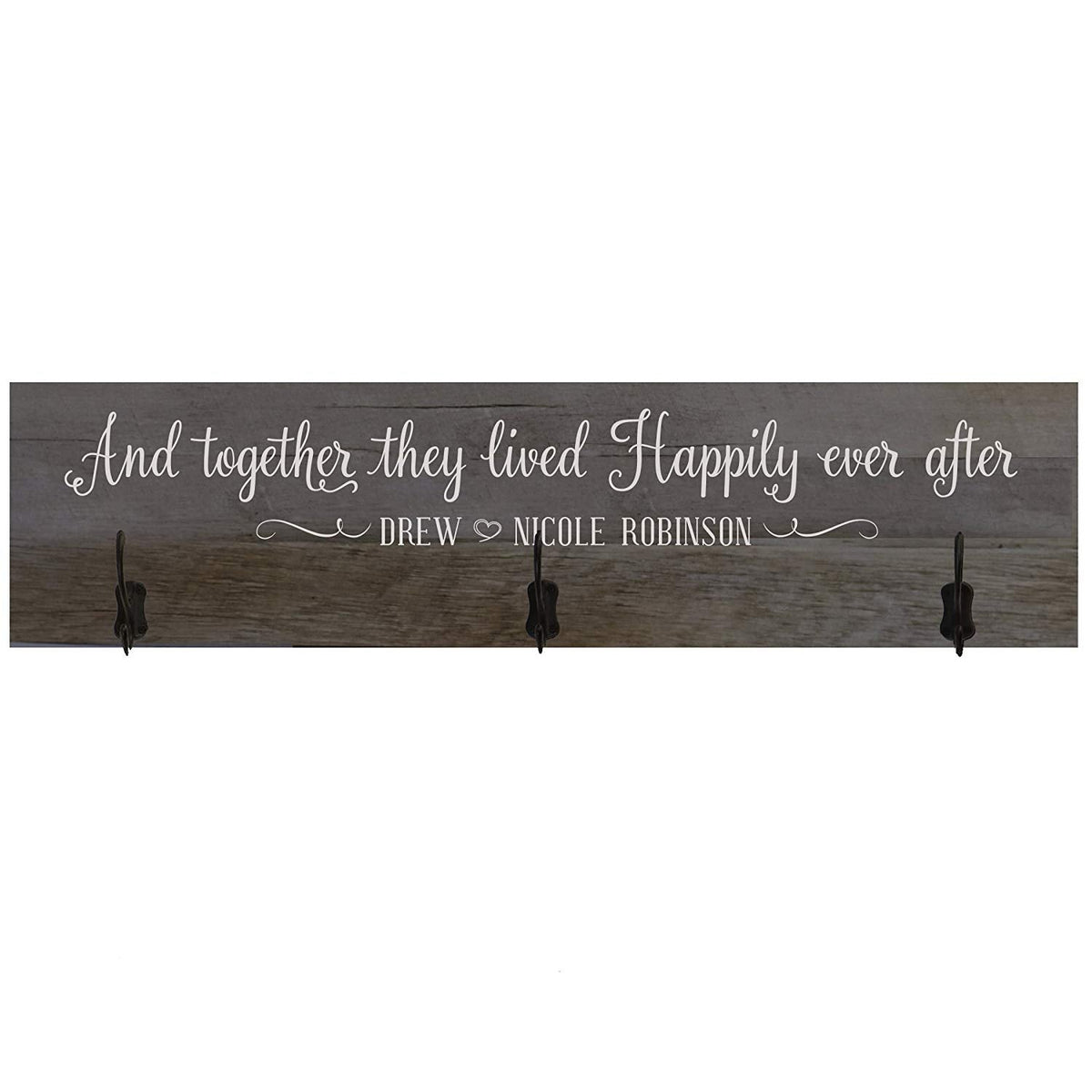 Personalized And Together They Lived Happily Ever After - LifeSong Milestones