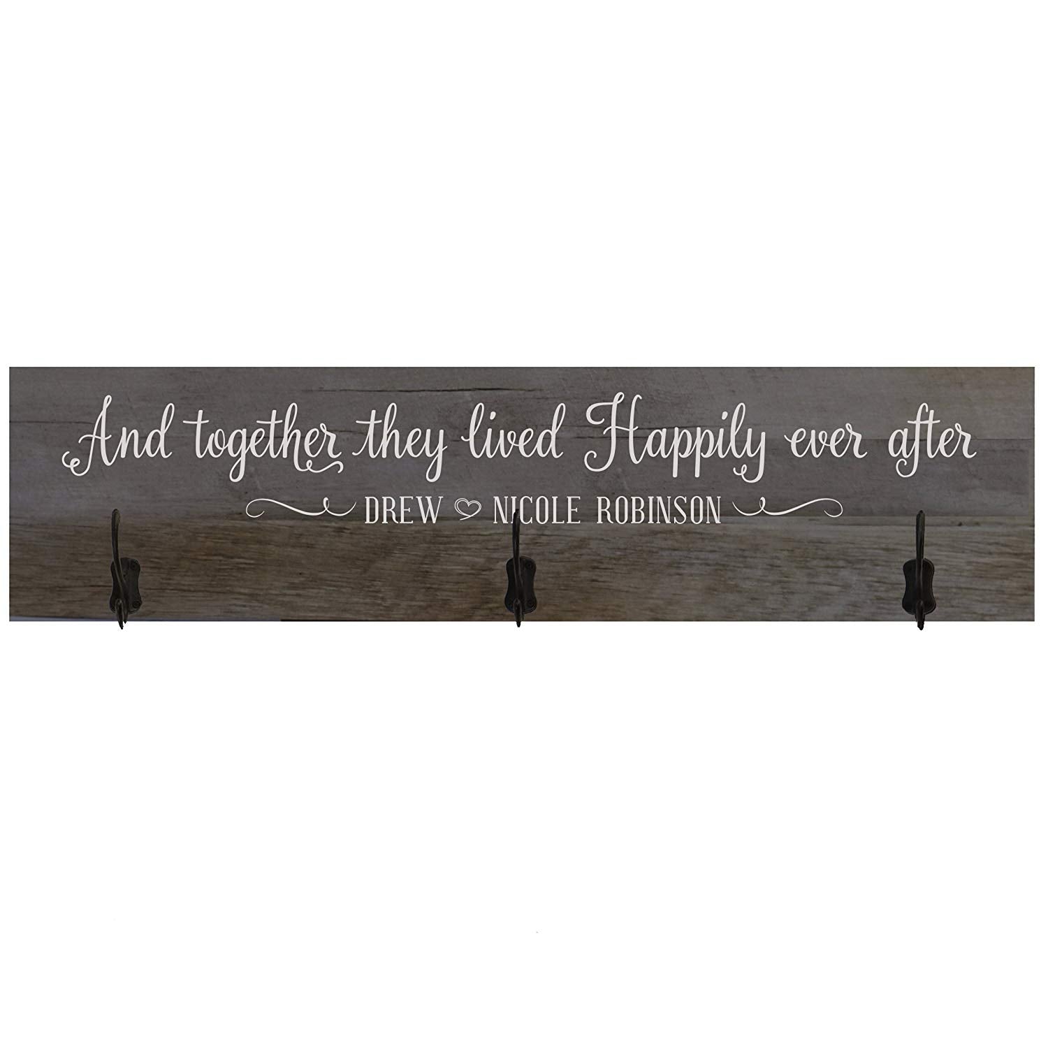 Personalized And Together They Lived Happily Ever After - LifeSong Milestones