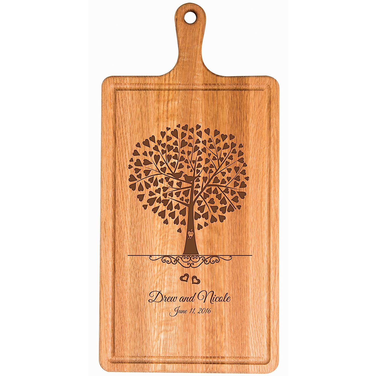 Personalized Anniversary Cherry Cutting Board - LifeSong Milestones