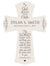 Personalized Baby Baptism Wooden Wall Cross - The Lord Bless You - LifeSong Milestones