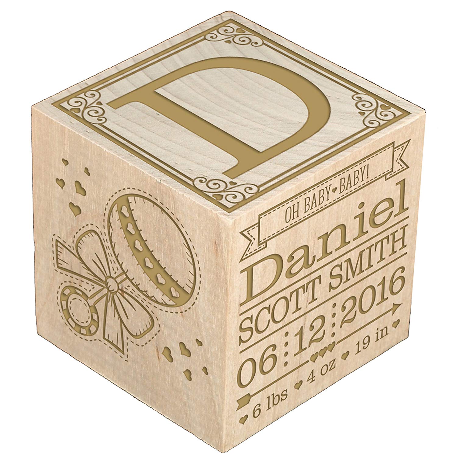 Personalized Baby Block - Every Good & Perfect Gift - LifeSong Milestones