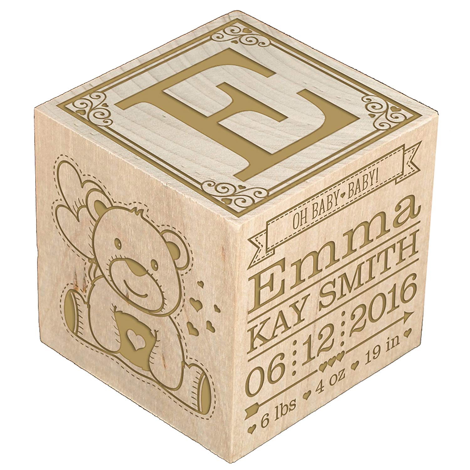 Personalized Baby Block - First We Had Each Other - LifeSong Milestones