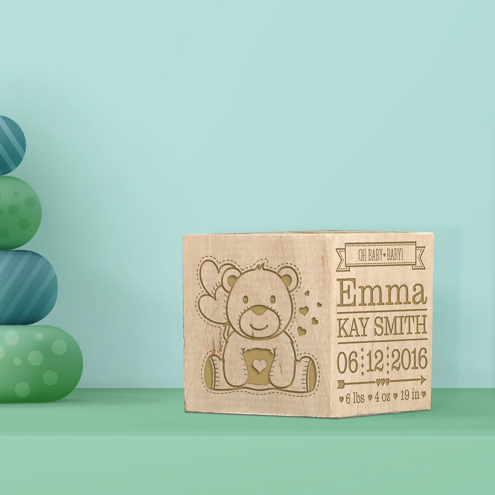 Personalized Baby Block - First We Had Each Other - LifeSong Milestones