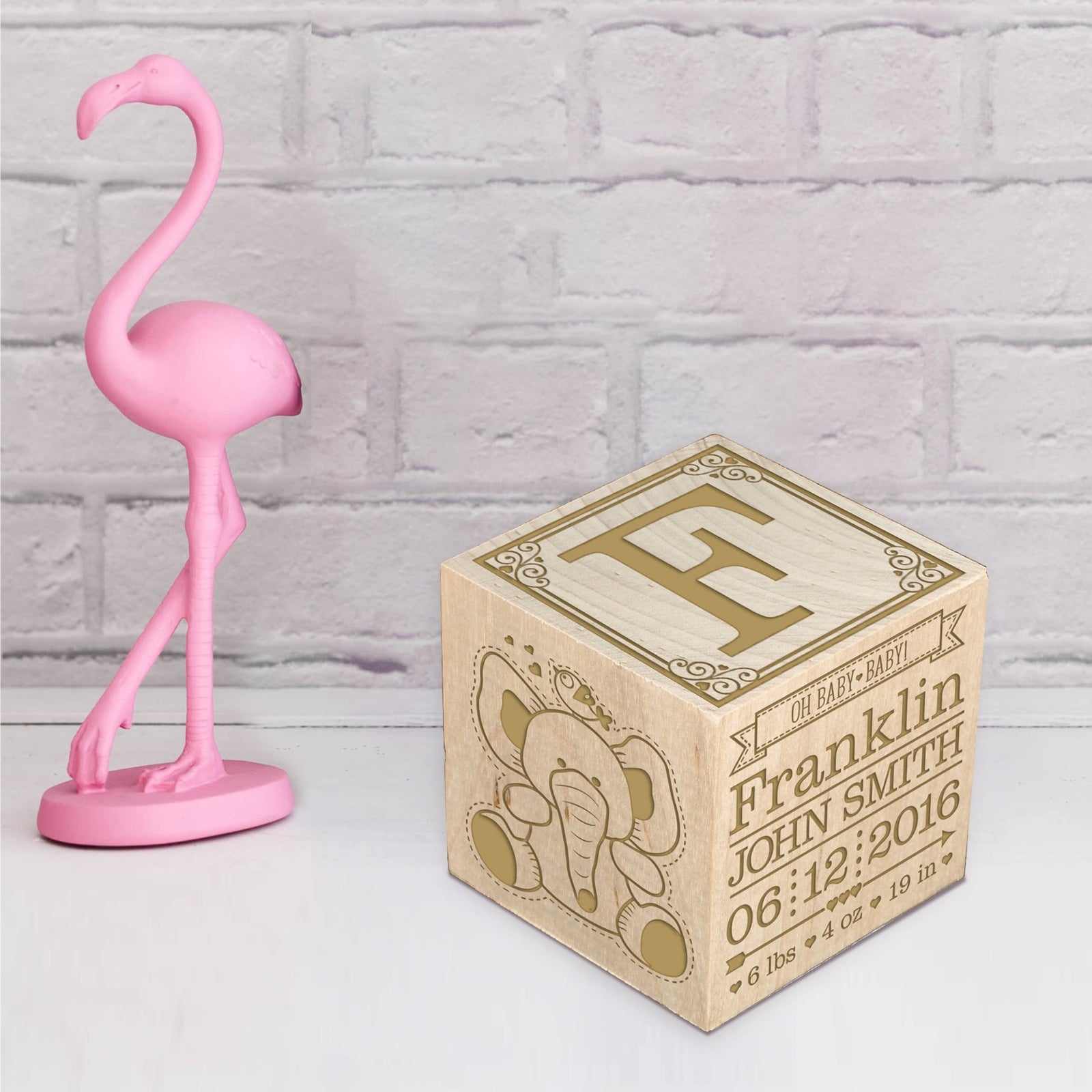 Personalized Baby Block - Love At First Sight - LifeSong Milestones