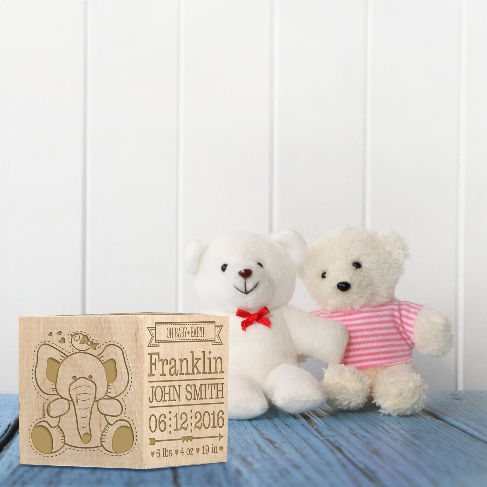 Personalized Baby Block - Love At First Sight - LifeSong Milestones