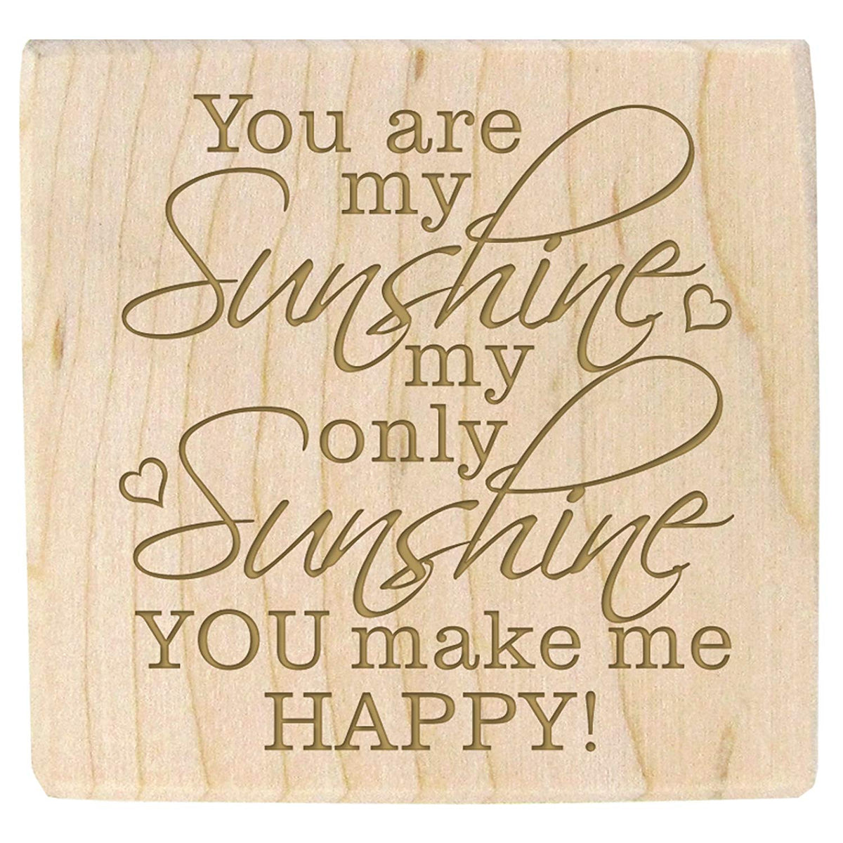 Personalized Baby Block - You Are My Sunshine - LifeSong Milestones