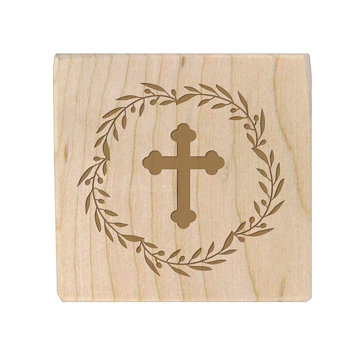 Personalized Baby Dedication Maple Blocks - May God Bless You - LifeSong Milestones