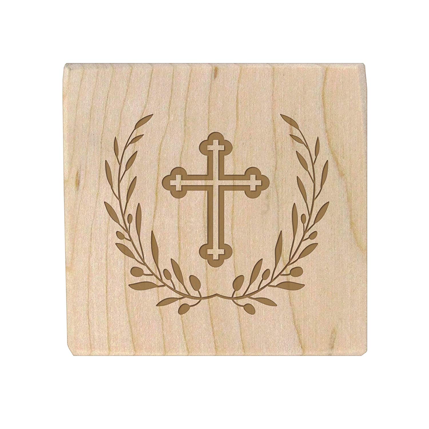Personalized Baby Dedication Maple Blocks - May God Bless You - LifeSong Milestones