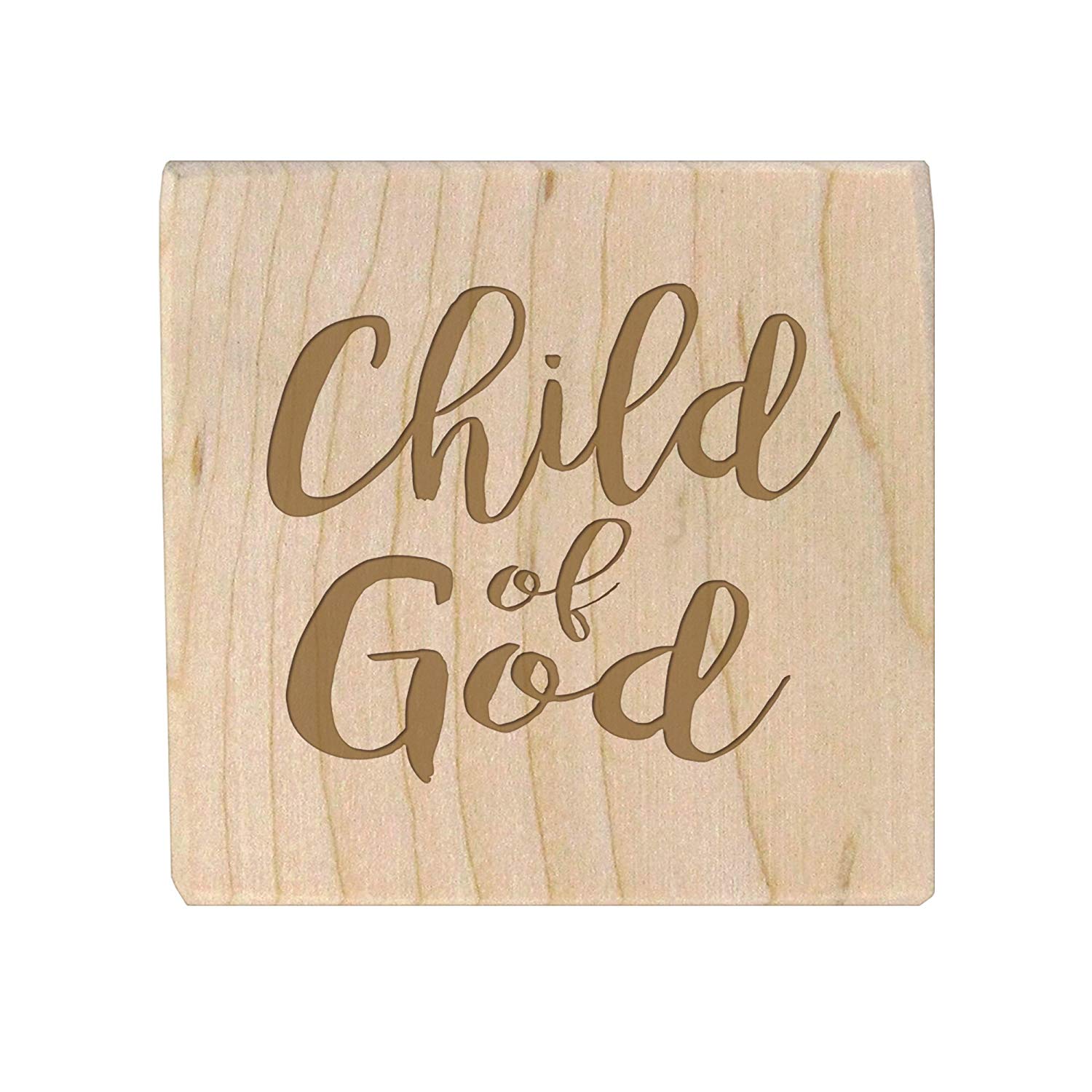 Personalized Baby Dedication Maple Blocks - May God Bless You - LifeSong Milestones