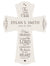 Personalized Baptism 1st communion cross "I Have Prayed" - LifeSong Milestones