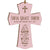 Personalized Baptism Cross Ornament - May The Grace Of God - LifeSong Milestones