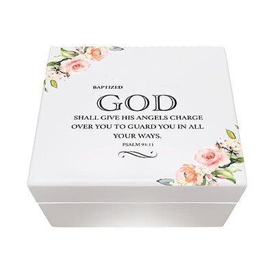 Lifesong Milestones Personalized Baptism Keepsake Jewelry Box Gift for Boys and Girls