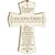 Personalized Baptism Mini Wall Cross Spanish Verse - May Jesus Live - LifeSong Milestones