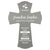 Personalized Baptism Wall Cross Spanish Verse - I Promise To Love 8”x11.5” - LifeSong Milestones