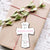 Personalized Baptism Wooden Mini Cross - LifeSong Milestones