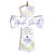 Personalized Baptism Wooden Mini Cross - I Will Walk By Faith - LifeSong Milestones
