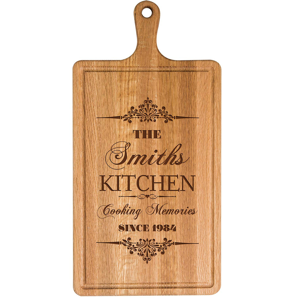 Personalized Cherry Cutting Board - Family Kitchen - LifeSong Milestones