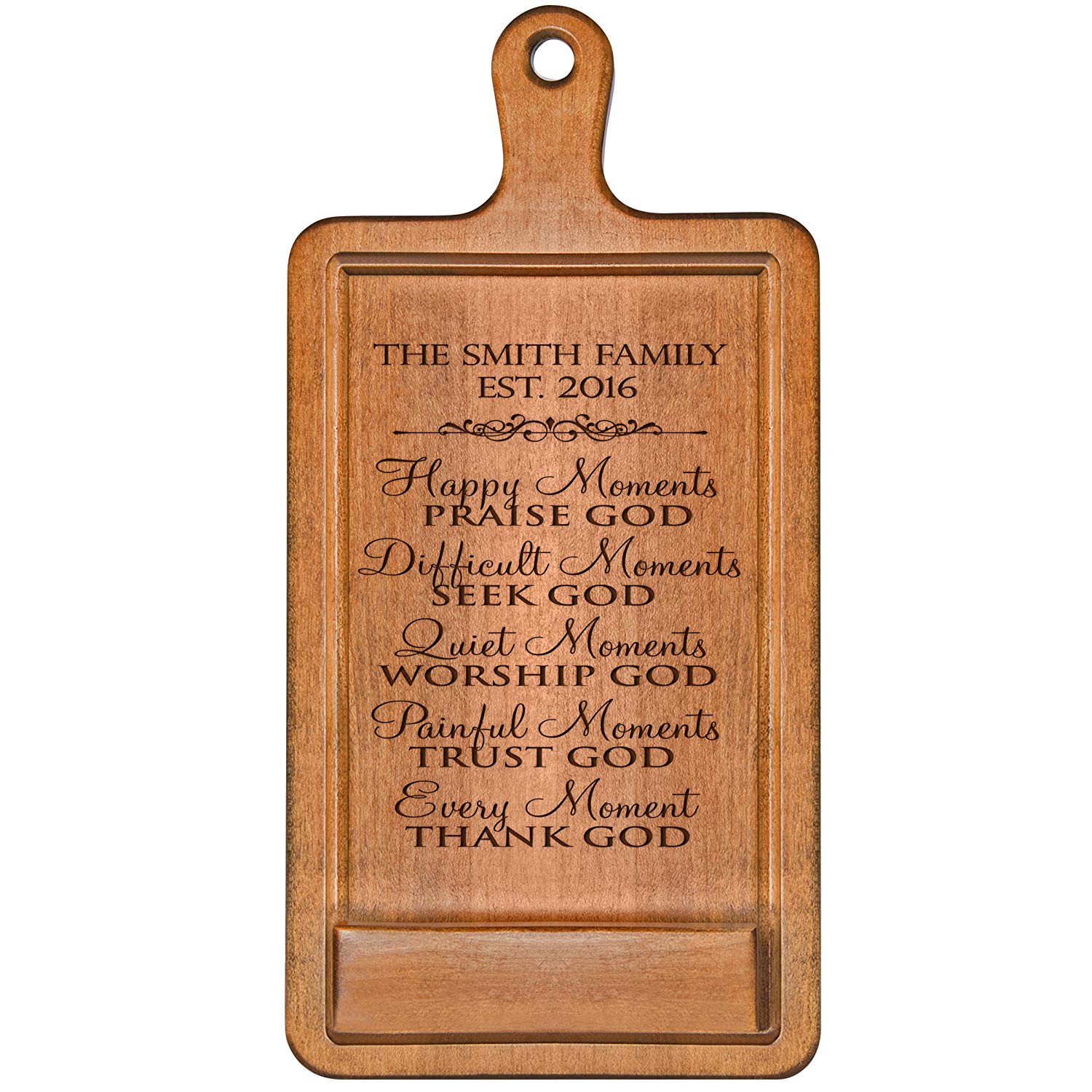 Personalized Cherry iPad Cook Book Holder - Every Moment Thank God - LifeSong Milestones