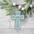 Personalized Christening Wooden Mini Cross Ornament - Jesus Loves Me - LifeSong Milestones