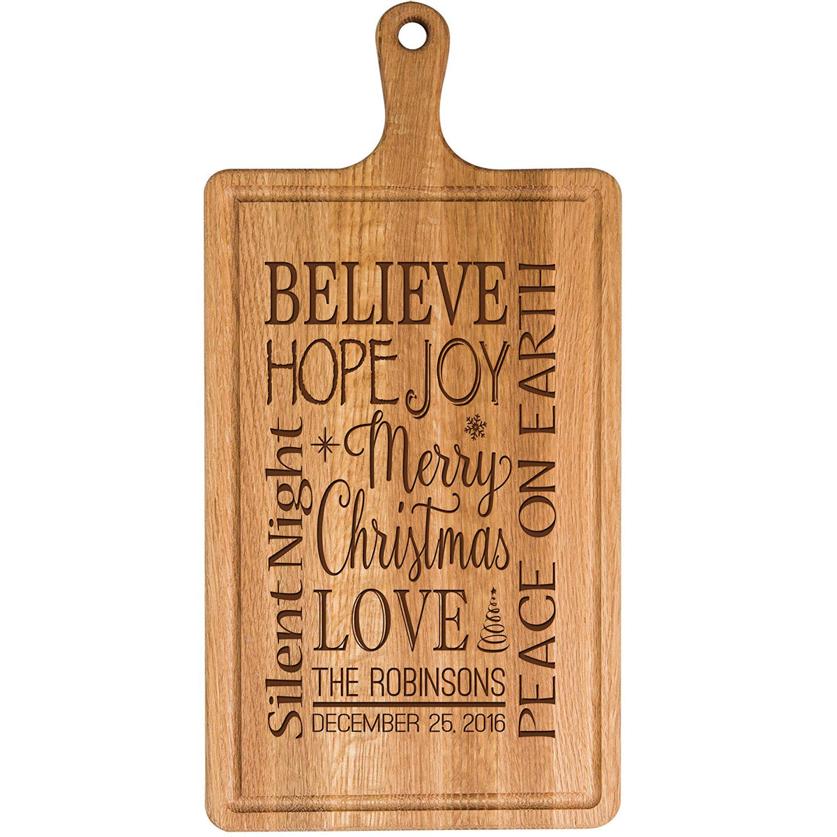 Personalized Christmas Cherry Cutting Boards - LifeSong Milestones