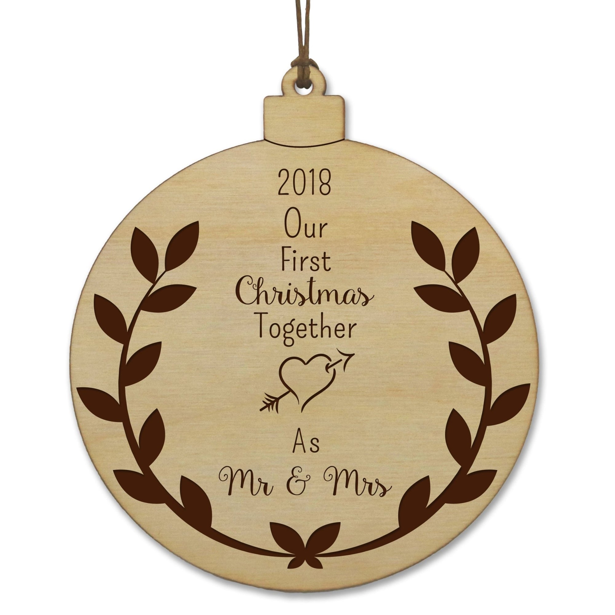 Personalized Christmas Classic Ornament Shape - LifeSong Milestones